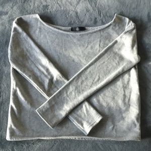 Missguided scoop neck cropped sweater